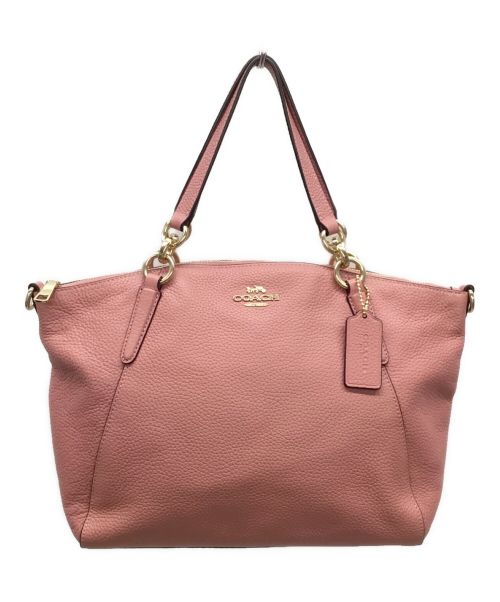 COACH（コーチ）COACH (コーチ) 2WAYバッグ ピンクの古着・服飾アイテム