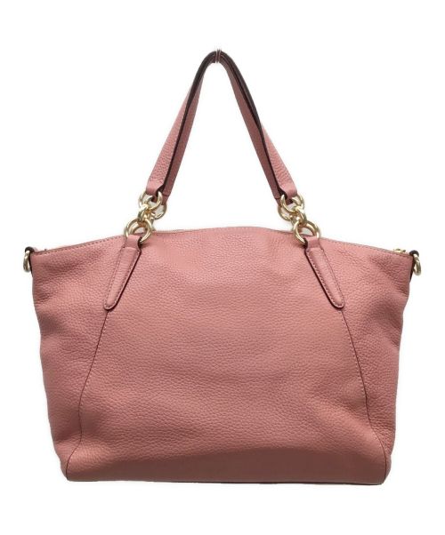 COACH（コーチ）COACH (コーチ) 2WAYバッグ ピンクの古着・服飾アイテム