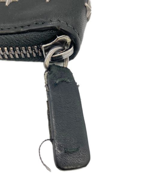 JIMMY CHOO（ジミーチュウ）JIMMY CHOO (ジミーチュウ) スタースタッズ マルチオーガナイザー ブラックの古着・服飾アイテム