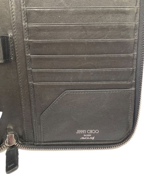 JIMMY CHOO（ジミーチュウ）JIMMY CHOO (ジミーチュウ) スタースタッズ マルチオーガナイザー ブラックの古着・服飾アイテム