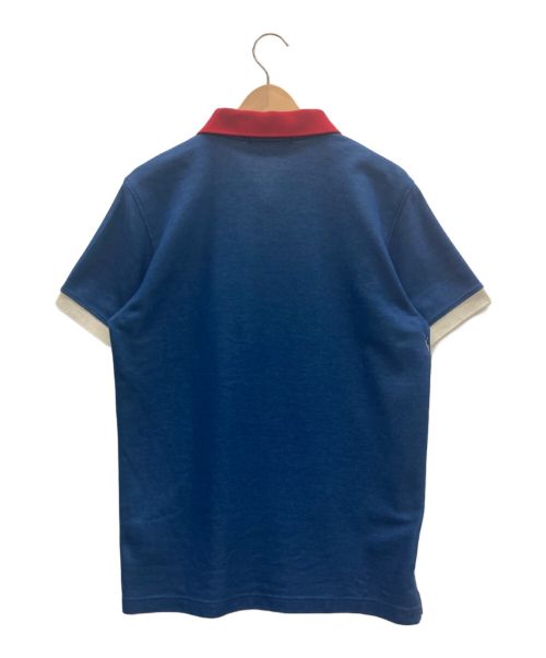 MARK&LONA（マークアンドロナ）MARK&LONA (マークアンドロナ) ポロシャツ ブルー×レッド サイズ:48の古着・服飾アイテム