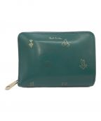 PAUL SMITHポールスミス）の古着「2つ折り財布」｜グリーン