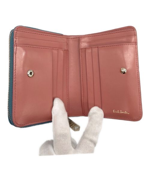 PAUL SMITH（ポールスミス）PAUL SMITH (ポールスミス) 2つ折り財布 グリーンの古着・服飾アイテム
