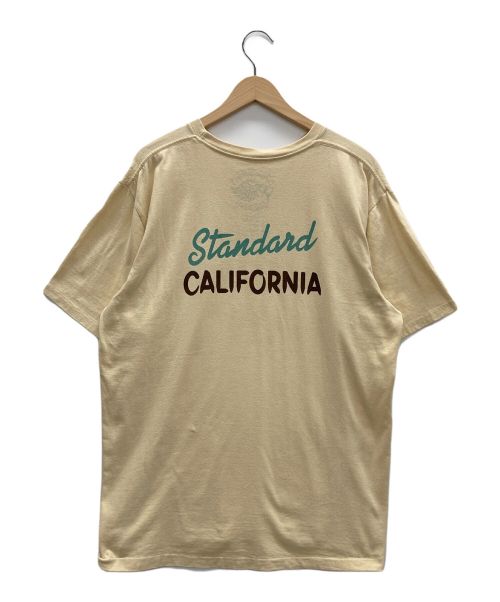 STANDARD CALIFORNIA（スタンダードカリフォルニア）STANDARD CALIFORNIA (スタンダートカルフォニア) Tシャツ クリーム サイズ:Lの古着・服飾アイテム