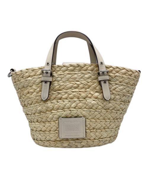 COACH（コーチ）COACH (コーチ) スモールトート アイボリー×ベージュの古着・服飾アイテム