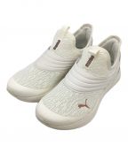 PUMAプーマ）の古着「ウィメンズ ソフトライド ソフィア 2 スリッポン ランニングシューズ」｜ホワイト×ピンク