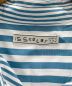iS ScoLar (イズ スカラー) シャツワンピース ブルー×ホワイト サイズ:M 未使用品：3980円