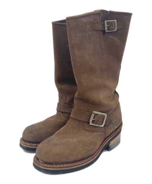 HAWKINS（ホーキンス）HAWKINS (ホーキンス) エンジニアブーツ ブラウン サイズ:5 1/2の古着・服飾アイテム