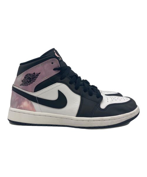 NIKE（ナイキ）NIKE (ナイキ) Air Jordan 1 Mid SE ホワイト×パープル サイズ:27の古着・服飾アイテム
