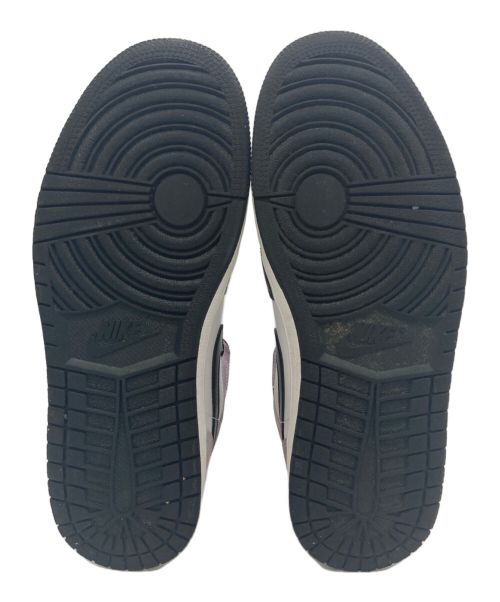 NIKE（ナイキ）NIKE (ナイキ) Air Jordan 1 Mid SE ホワイト×パープル サイズ:27の古着・服飾アイテム