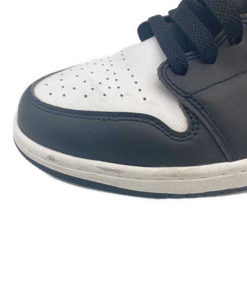 NIKE（ナイキ）NIKE (ナイキ) Air Jordan 1 Mid SE ホワイト×パープル サイズ:27の古着・服飾アイテム