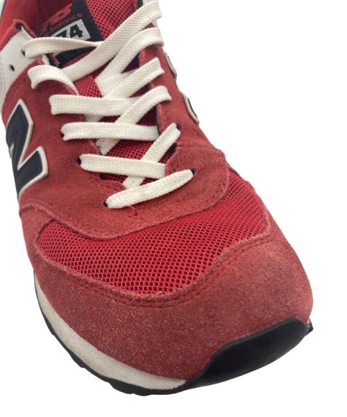 NEW BALANCE（ニューバランス）NEW BALANCE (ニューバランス) ML574VRK レッド サイズ:27.5の古着・服飾アイテム