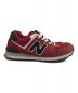 中古・古着 NEW BALANCE (ニューバランス) ML574VRK レッド サイズ:27.5：2980円