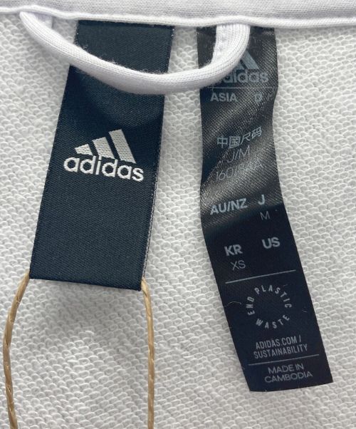 adidas（アディダス）adidas (アディダス) セットアップジャージ ライトグレー サイズ:M 未使用品の古着・服飾アイテム