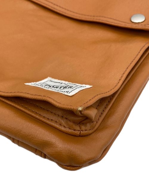 PORTER（ポーター）PORTER (ポーター) フリースタイルショルダーバッグ ブラウンの古着・服飾アイテム