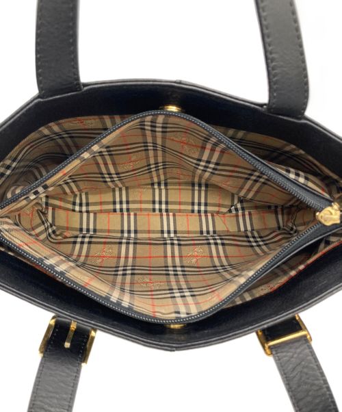 Burberry's（バーバリーズ）Burberry's (バーバリーズ) トートバッグ ブラックの古着・服飾アイテム