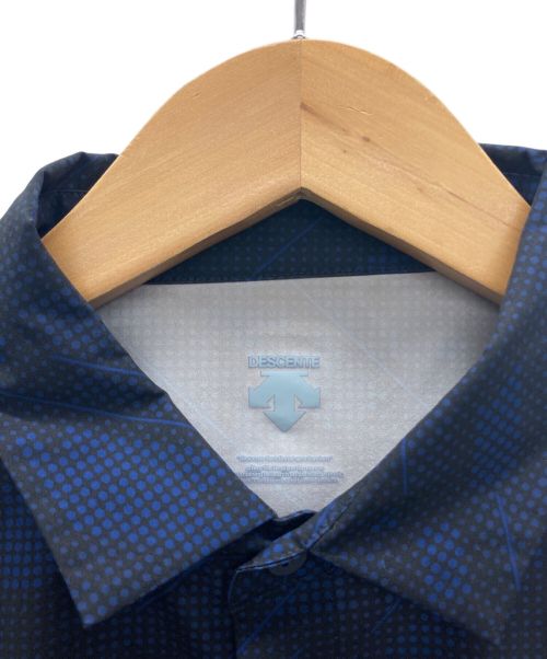 DESCENTE（デサント）DESCENTE (デサント) 半袖シャツ ネイビー サイズ:XOの古着・服飾アイテム