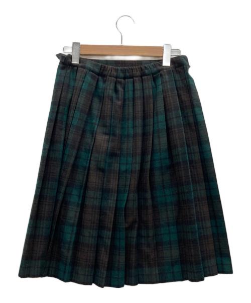 O'NEIL OF DUBLIN（オニール オブ ダブリン）O'NEIL OF DUBLIN (オニールオブダブリン) ラップスカート ブラウン×グリーン サイズ:US8の古着・服飾アイテム