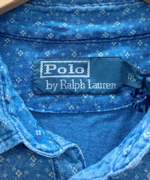 POLO RALPH LAUREN（ポロ・ラルフローレン）POLO RALPH LAUREN (ポロ・ラルフローレン) ポロシャツ インディゴ サイズ:M 未使用品の古着・服飾アイテム