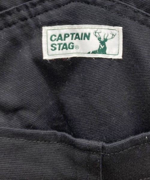 CAPTAIN STAG（キャプテンスタッグ）CAPTAIN STAG (キャプテンスタッグ) オーバーオール ブラック サイズ:Lの古着・服飾アイテム
