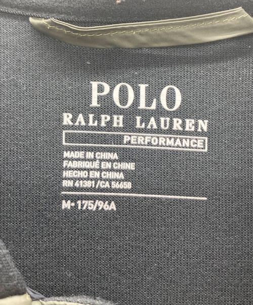 POLO RALPH LAUREN（ポロ・ラルフローレン）POLO RALPH LAUREN (ポロ・ラルフローレン) ダウンベスト カーキ×ブラック サイズ:Mの古着・服飾アイテム