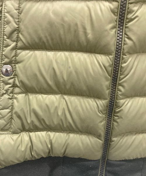 POLO RALPH LAUREN（ポロ・ラルフローレン）POLO RALPH LAUREN (ポロ・ラルフローレン) ダウンベスト カーキ×ブラック サイズ:Mの古着・服飾アイテム