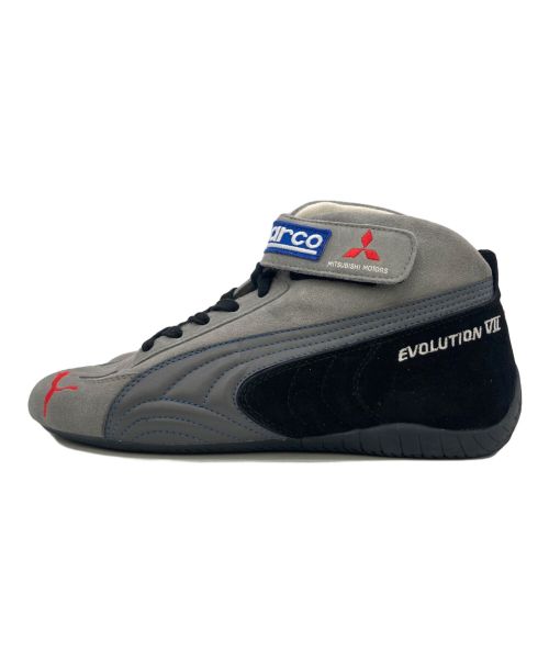PUMA（プーマ）PUMA (プーマ) sparco (スパルコ) MITSUBISHI (ミツビシ) ドライビングシューズ グレー サイズ:26の古着・服飾アイテム