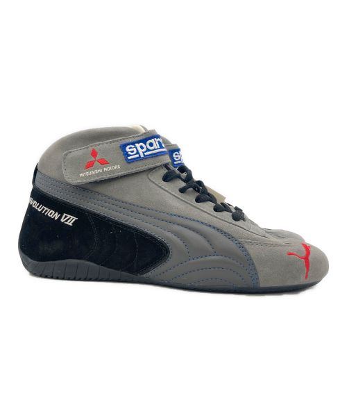 PUMA（プーマ）PUMA (プーマ) sparco (スパルコ) MITSUBISHI (ミツビシ) ドライビングシューズ グレー サイズ:26の古着・服飾アイテム