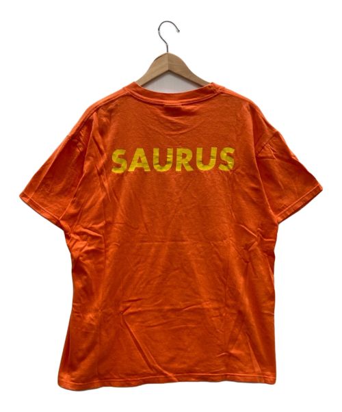 Hanes（ヘインズ）Hanes (ヘインズ) SAURUS (ザウルス) Tシャツ オレンジ サイズ:Lの古着・服飾アイテム