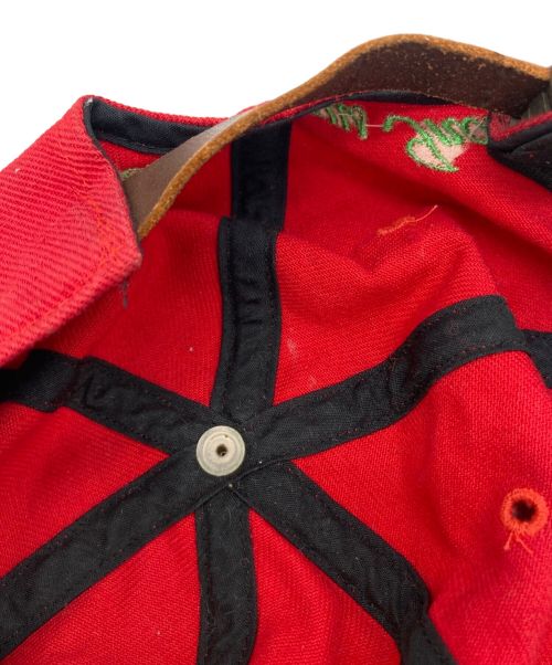 SAURUS（ザウルス）SAURUS (ザウルス) キャップ レッドの古着・服飾アイテム