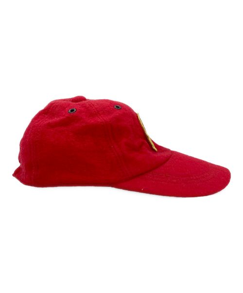 SAURUS（ザウルス）SAURUS (ザウルス) キャップ レッドの古着・服飾アイテム