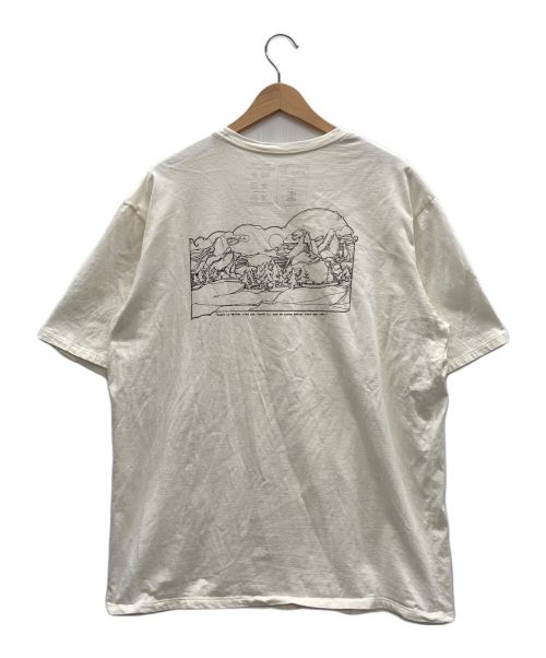 Patagonia（パタゴニア）Patagonia (パタゴニア) ポケットTシャツ ホワイト サイズ:Lの古着・服飾アイテム