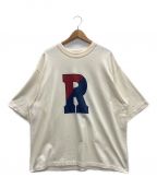 blurhms ROOTSTOCKブラームスルーツストック）の古着「プリントTシャツ」｜アイボリー
