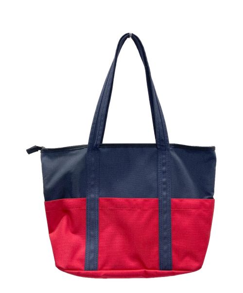 Manhattan Portage（マンハッタンポーテージ）Manhattan Portage (マンハッタンポーテージ) トートバッグ ネイビー×レッドの古着・服飾アイテム
