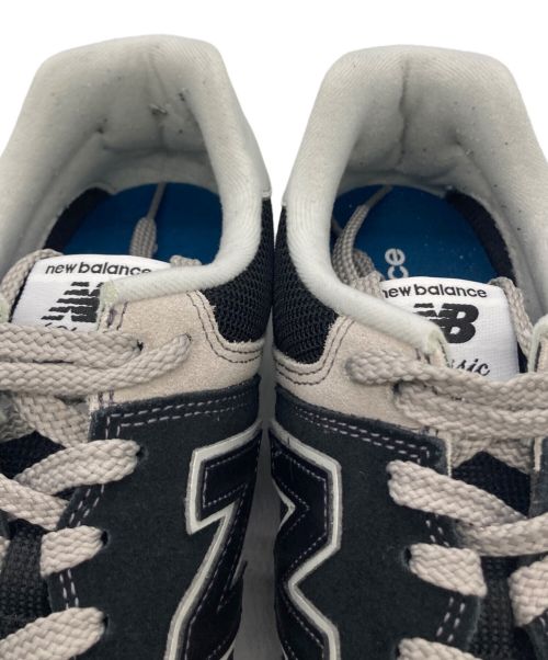 NEW BALANCE（ニューバランス）NEW BALANCE (ニューバランス) ML574EGK ブラック×ホワイト サイズ:26.5の古着・服飾アイテム