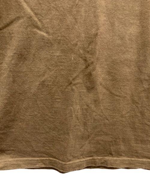 STANDARD CALIFORNIA（スタンダードカリフォルニア）STANDARD CALIFORNIA (スタンダートカルフォニア) ヘビーウェイトTシャツ ブラウン×イエロー サイズ:Lの古着・服飾アイテム