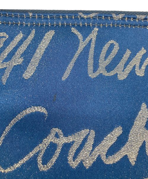 COACH（コーチ）COACH (コーチ) ショルダーバッグ ネイビー×ゴールドの古着・服飾アイテム