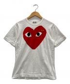 PLAY COMME des GARCONSプレイコムデギャルソン）の古着「Tシャツ」｜ホワイト
