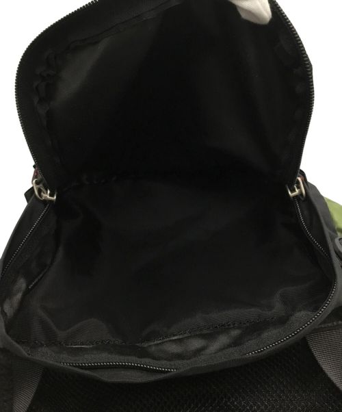 zero point（ゼロ ポイント）zero point (ゼロ ポイント) バックパック ブラック×グリーンの古着・服飾アイテム