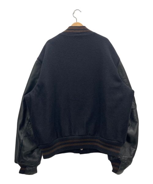 Golden Bear（ゴールデンベア）Golden Bear (ゴールデンベア) 袖革スタジャン ブラック サイズ:表記無しの古着・服飾アイテム