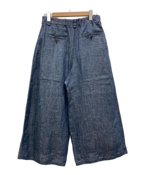 YACCO MARICARD（ヤッコマリカルド）YACCO MARICARD (ヤッコマリカルド) リネンパンツ ネイビーの古着・服飾アイテム