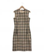 BURBERRY LONDONバーバリーロンドン）の古着「ノースリーブワンピース」｜ベージュ