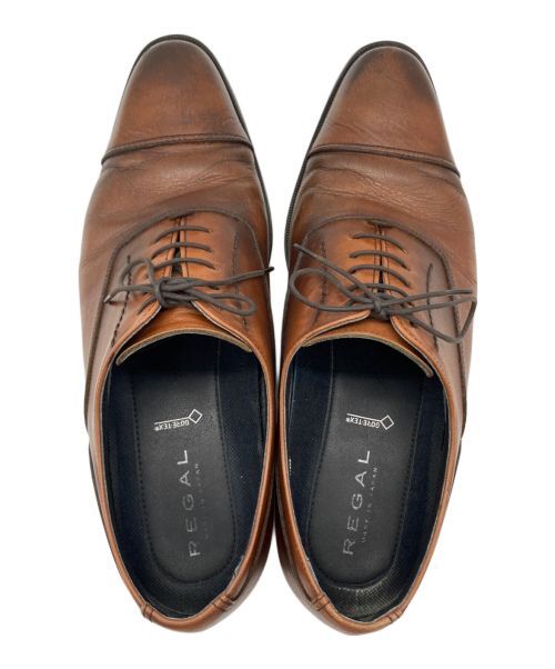 REGAL（リーガル）REGAL (リーガル) ストレートチップシューズ ブラウン サイズ:25.5の古着・服飾アイテム
