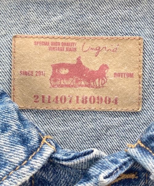UNGRID（アングリッド）UNGRID (アングリッド) ビッグシルエットデニムジャケット ブルー サイズ:Freeの古着・服飾アイテム