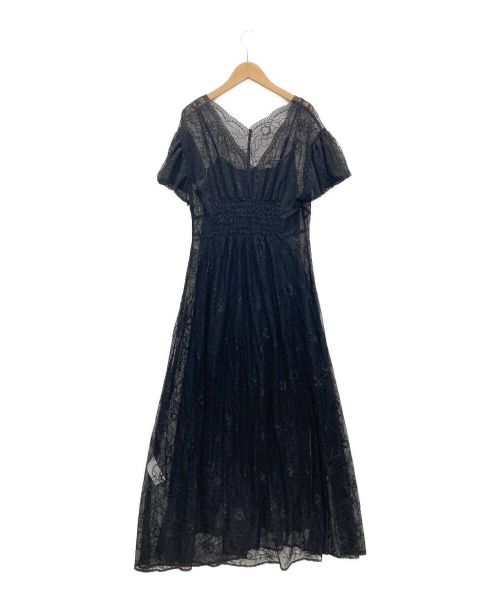 Ameri VINTAGE（アメリヴィンテージ）Ameri VINTAGE (アメリヴィンテージ) レースワンピース ブラック サイズ:M 未使用品の古着・服飾アイテム