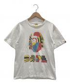 BAPE BY A BATHING APEベイプバイアベイシングエイプ）の古着「プリントTシャツ」｜ホワイト