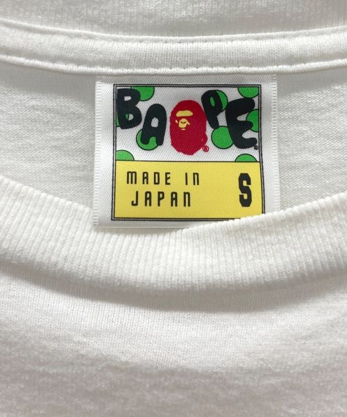 BAPE BY A BATHING APE（ベイプバイアベイシングエイプ）BAPE BY A BATHING APE (ベイプバイアベイシングエイプ) プリントTシャツ ホワイト サイズ:Sの古着・服飾アイテム
