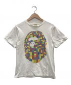 BAPE BY A BATHING APEベイプバイアベイシングエイプ）の古着「プリントTシャツ」｜ホワイト
