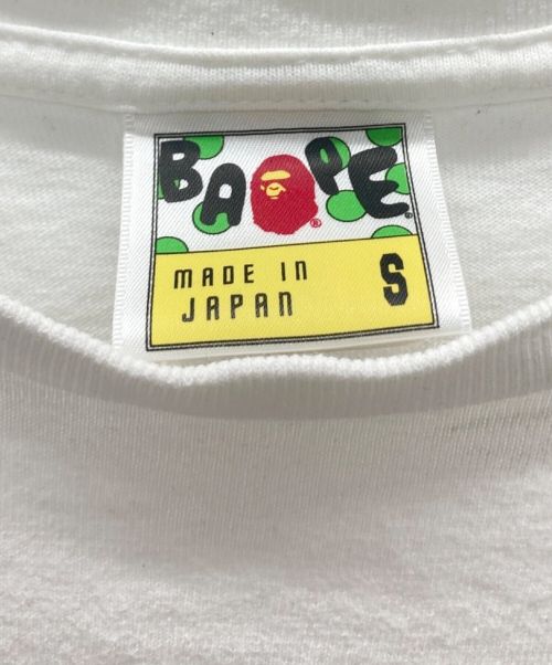 BAPE BY A BATHING APE（ベイプバイアベイシングエイプ）BAPE BY A BATHING APE (ベイプバイアベイシングエイプ) プリントTシャツ ホワイト サイズ:Sの古着・服飾アイテム