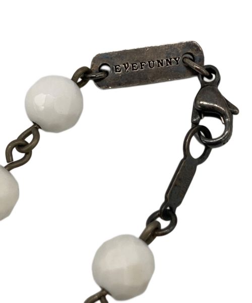 EYEFUNNY（アイファニー）EYEFUNNY (アイファニー) ネックレス ホワイトの古着・服飾アイテム